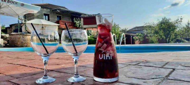 Alojamiento Entero Con Piscina Y Jardin. Оренсе Екстер'єр фото